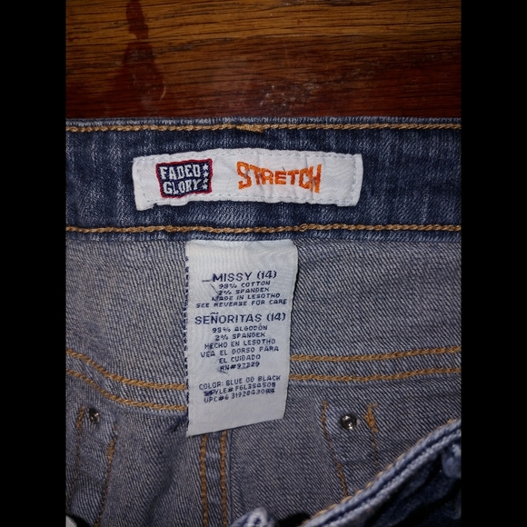 Faded Glory stretch retro boot cut denim jeans - Picture 2 of 5